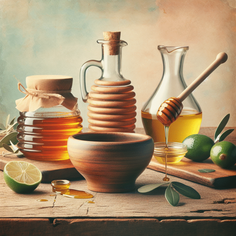 hidratação caseira com mel e azeite