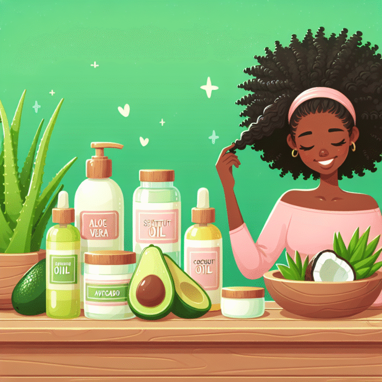 Produtos naturais para hidratar cabelos crespos de maneira saudável