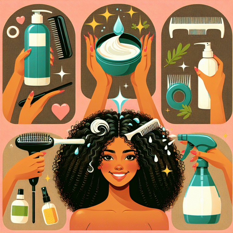 Hidratação rápida para cabelos cacheados em poucos passos