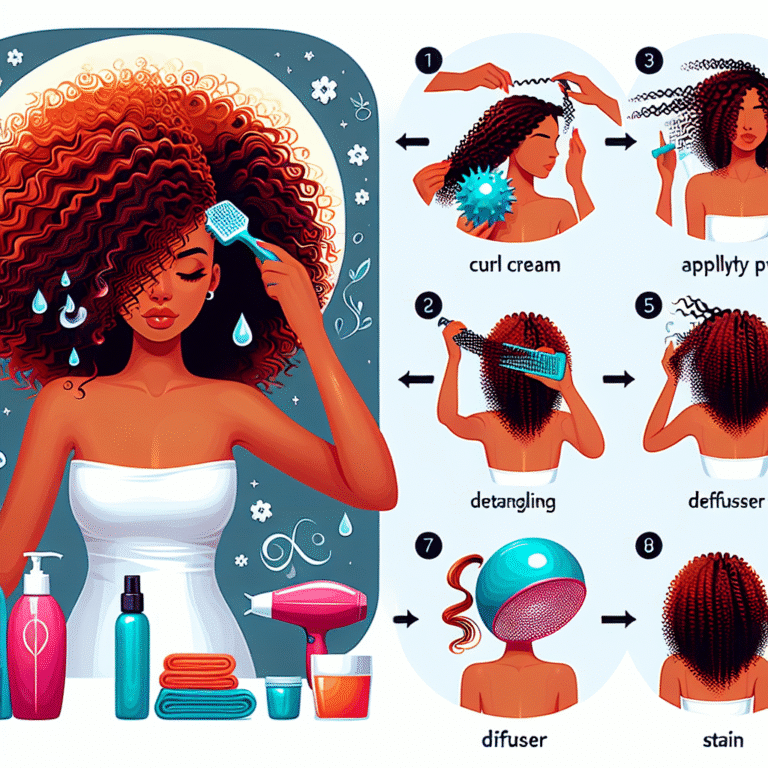 dicas de estilo para manter cachos definidos