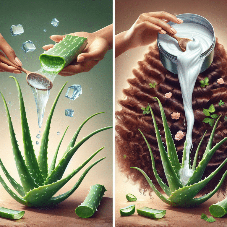 Como usar babosa para cachos saudáveis e brilhantes