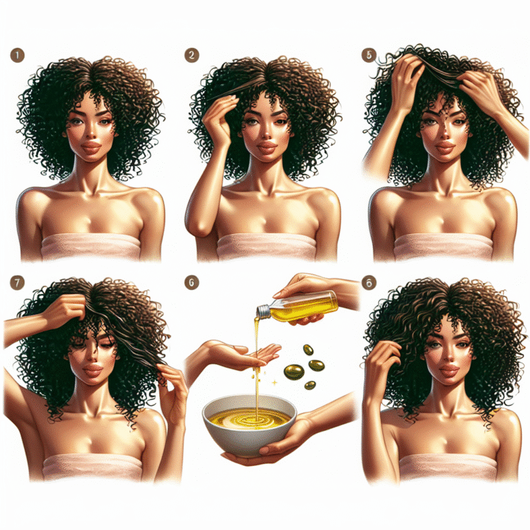 como aplicar óleos vegetais nos cabelos cacheados: passo a passo