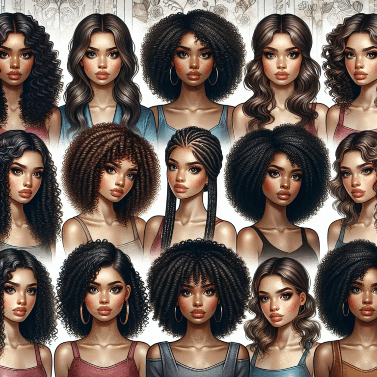 Penteados encantadores para cabelos cacheados naturais