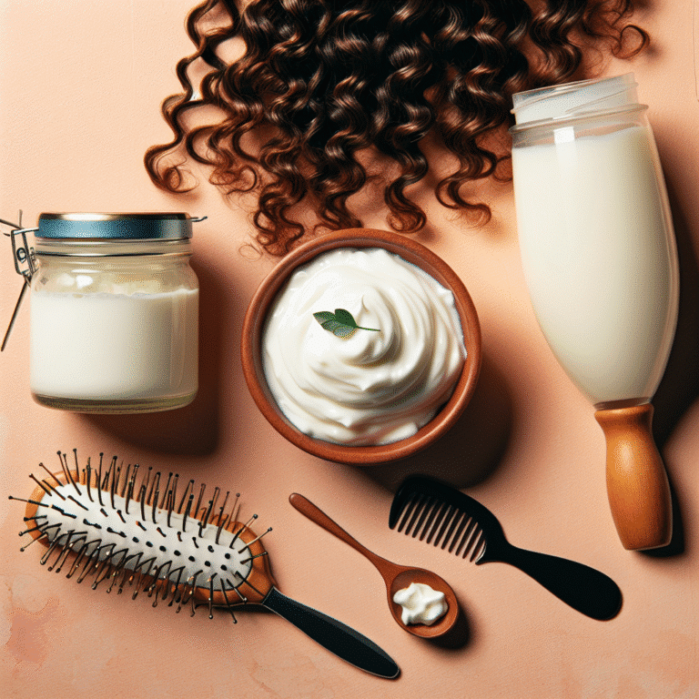 como usar iogurte na máscara para definição de cachos