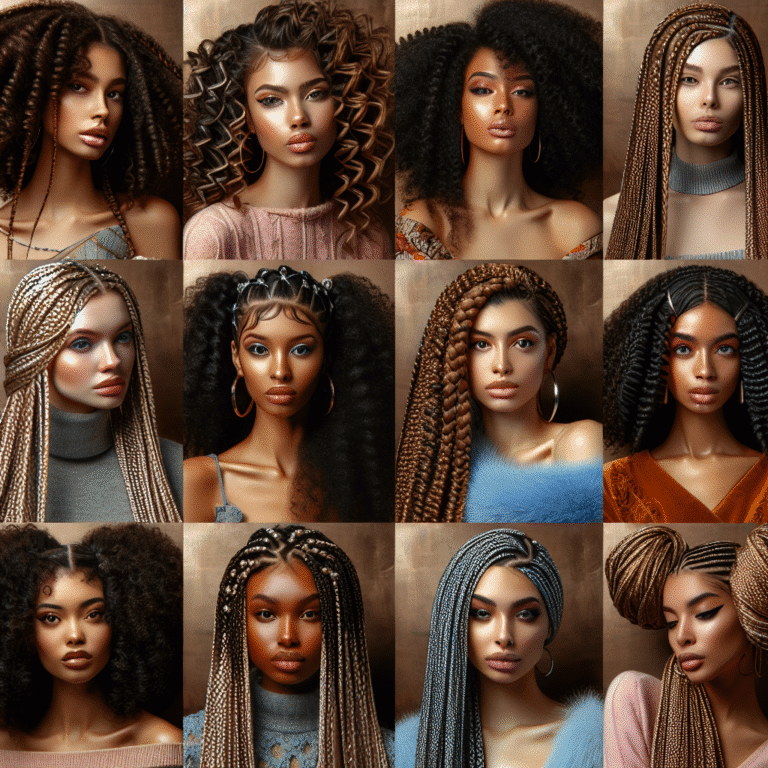 Tranças e penteados deslumbrantes para cabelo crespo