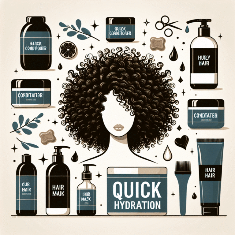 hidratação rápida para cabelos cacheados